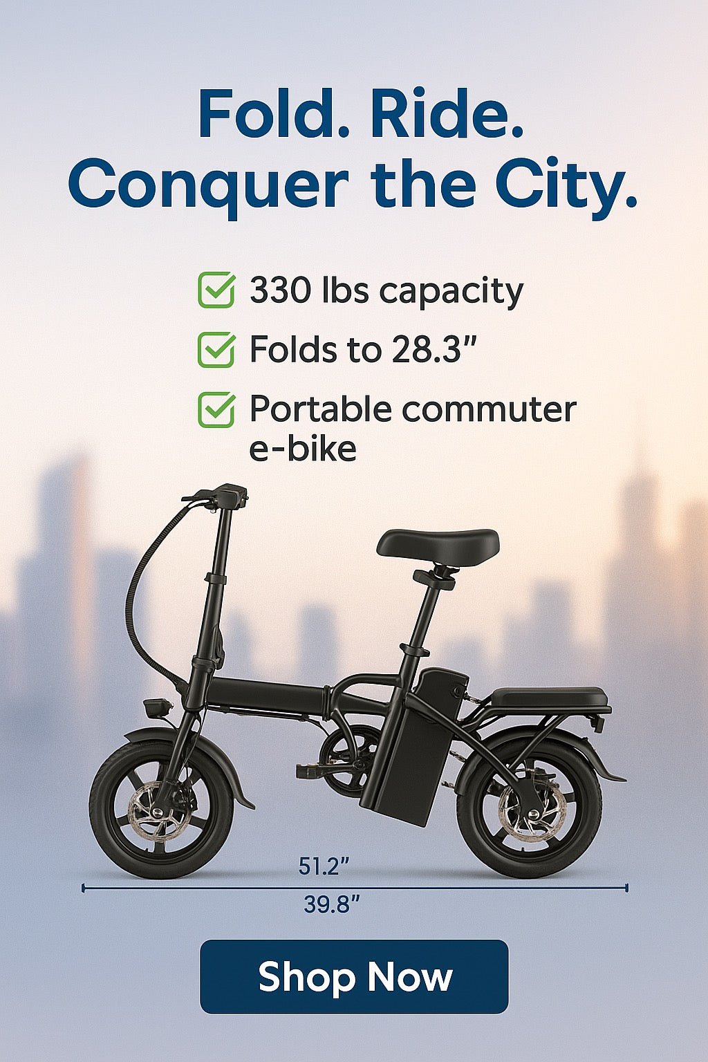 Urban Freedom Foldable E-Bike™